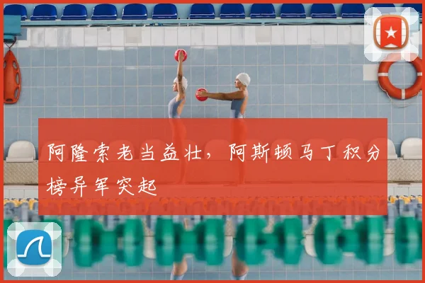 阿隆索老当益壮，阿斯顿马丁积分榜异军突起
